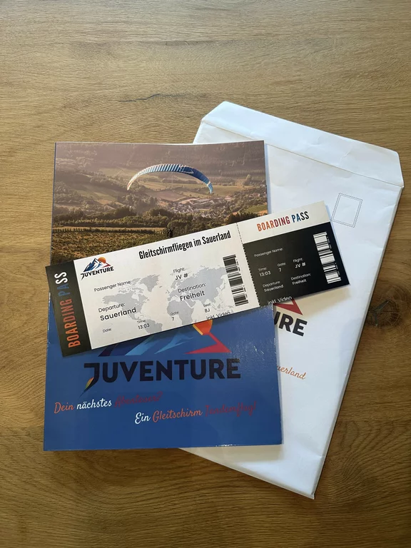 Hochwertiger Gutschein perfekt zum verschenken